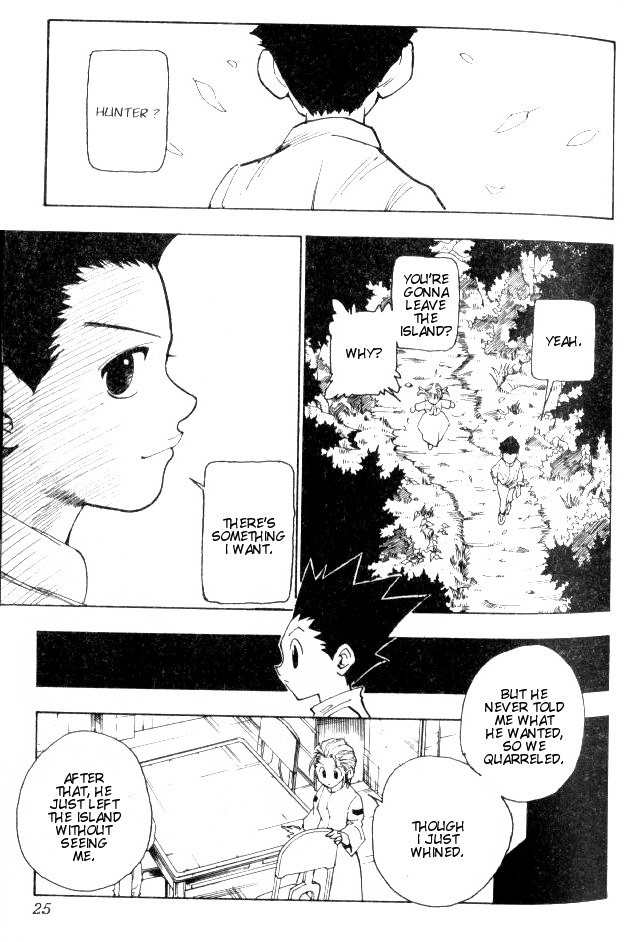 Hunter x Hunter Manga Chapter 65 page 3 - About Ging