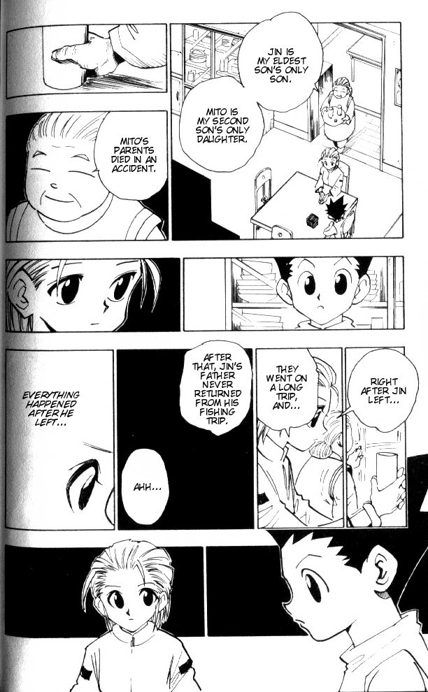Hunter x Hunter Manga Chapter 65 page 4 - About Ging