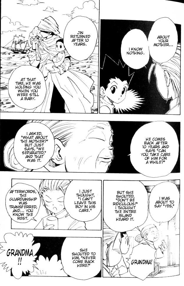 Hunter x Hunter Manga Chapter 65 page 5 - About Ging