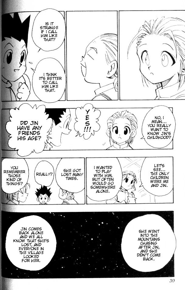 Hunter x Hunter Manga Chapter 65 page 8 - About Ging