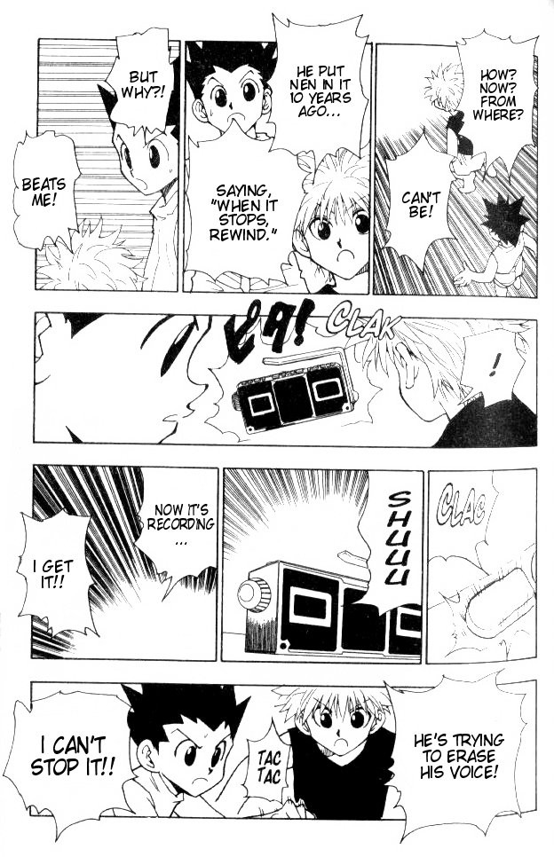 Hunter x Hunter Manga Chapter 66 page 14 - The Tape