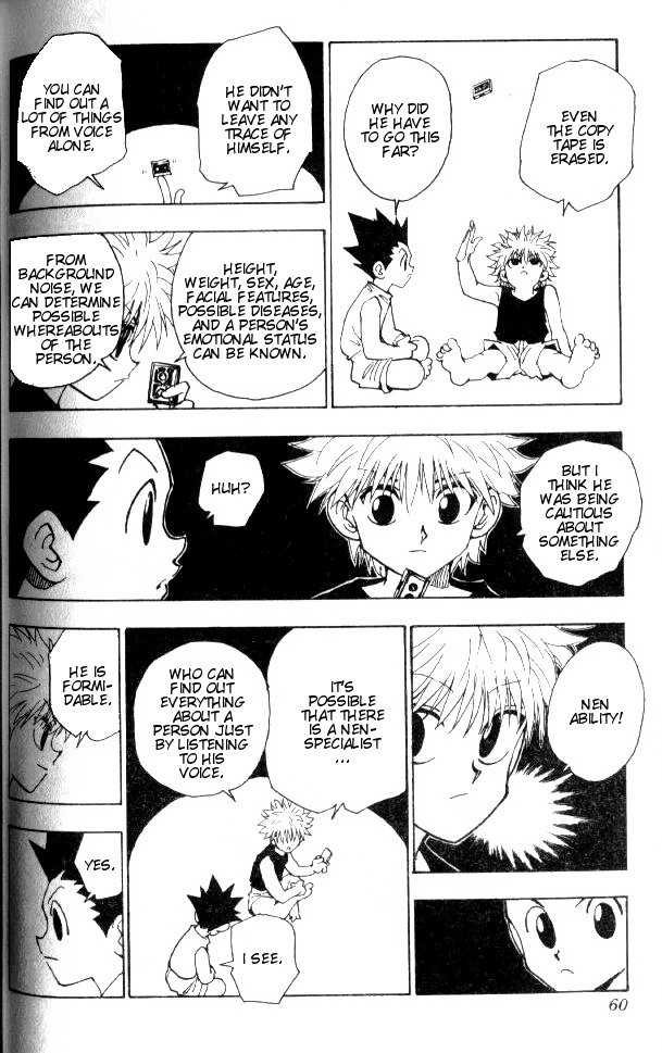 Hunter x Hunter Manga Chapter 66 page 17 - The Tape