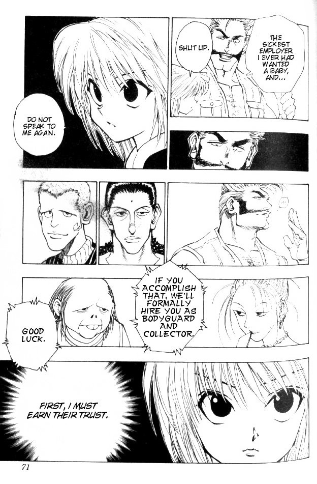 Hunter x Hunter Manga Chapter 67 page 9 - The Flesh Collector's Mansion: Part 1