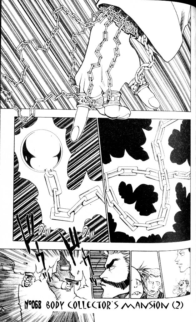 Hunter x Hunter Manga Chapter 68 page 1 - The Flesh Collector's Mansion: Part 2