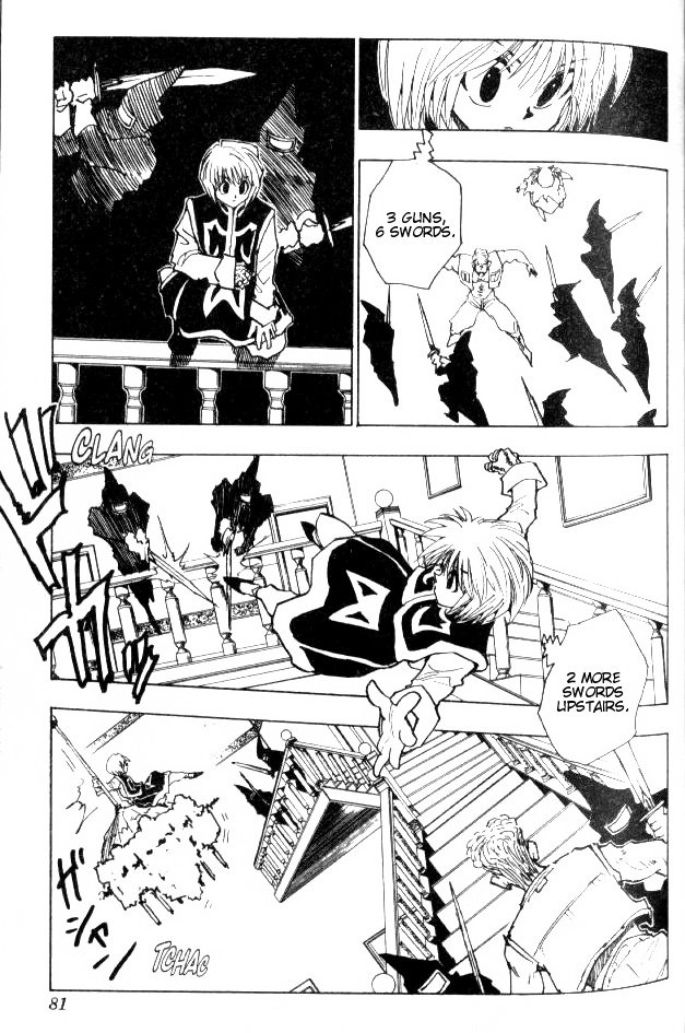 Hunter x Hunter Manga Chapter 68 page 5 - The Flesh Collector's Mansion: Part 2