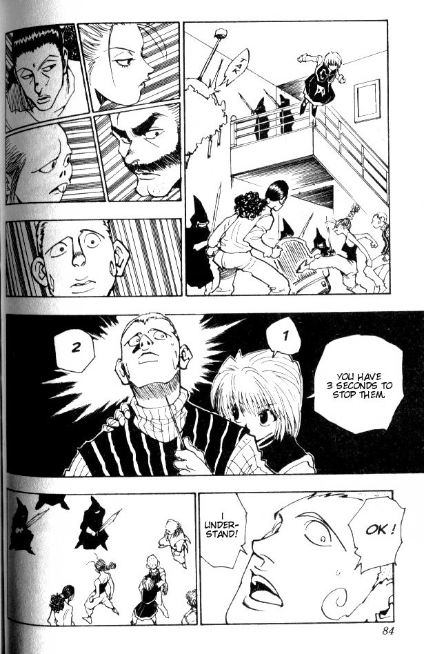 Hunter x Hunter Manga Chapter 68 page 8 - The Flesh Collector's Mansion: Part 2