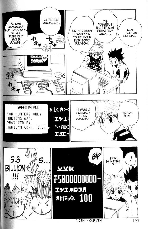Hunter x Hunter Manga Chapter 69 page 6 - Greed Island