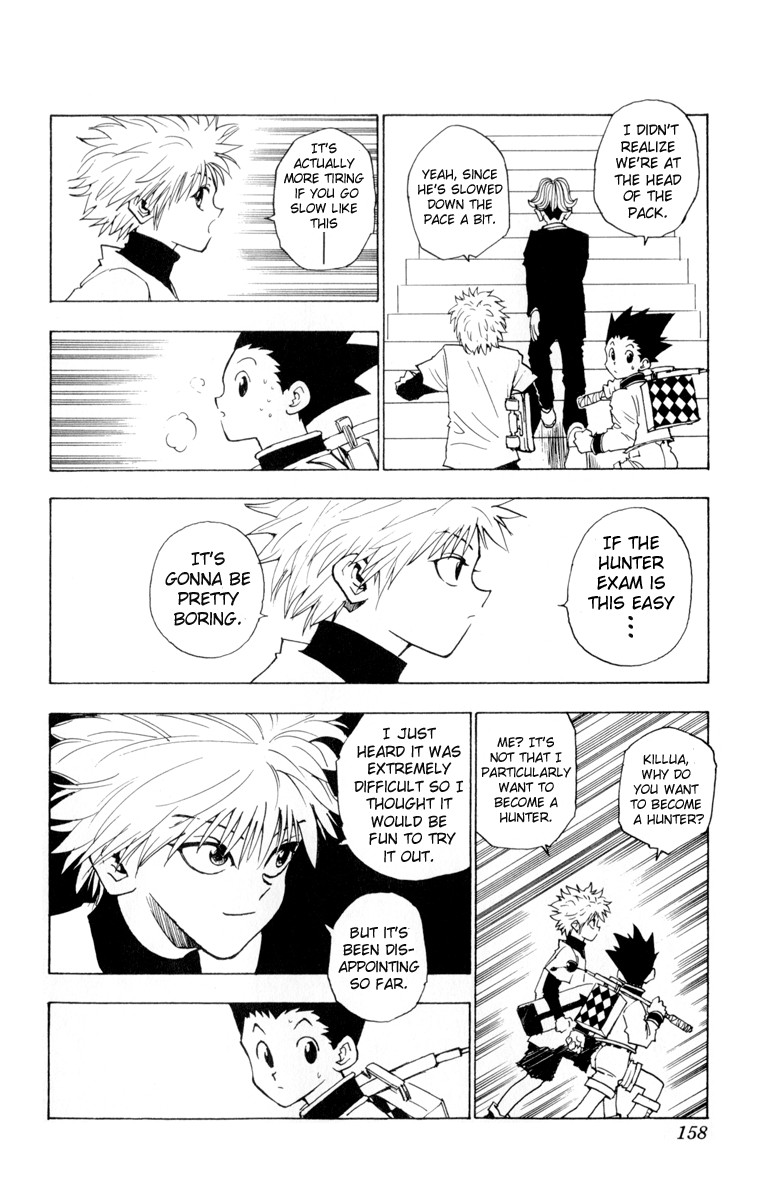Hunter x Hunter Manga Chapter 7 page 14 - Respective Reasons