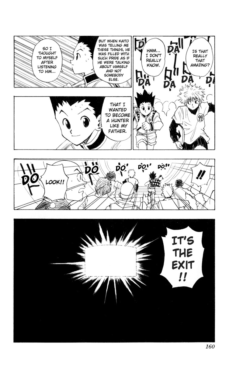 Hunter x Hunter Manga Chapter 7 page 16 - Respective Reasons