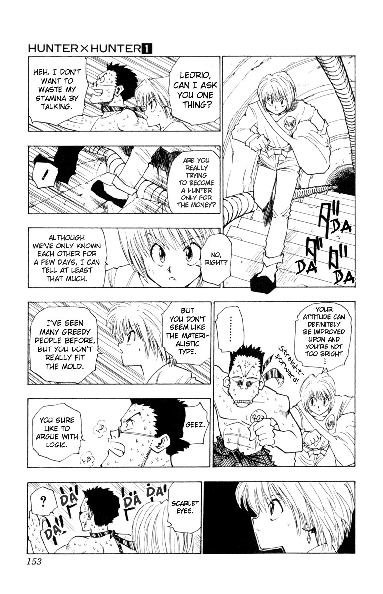 Hunter x Hunter Manga Chapter 7 page 9 - Respective Reasons