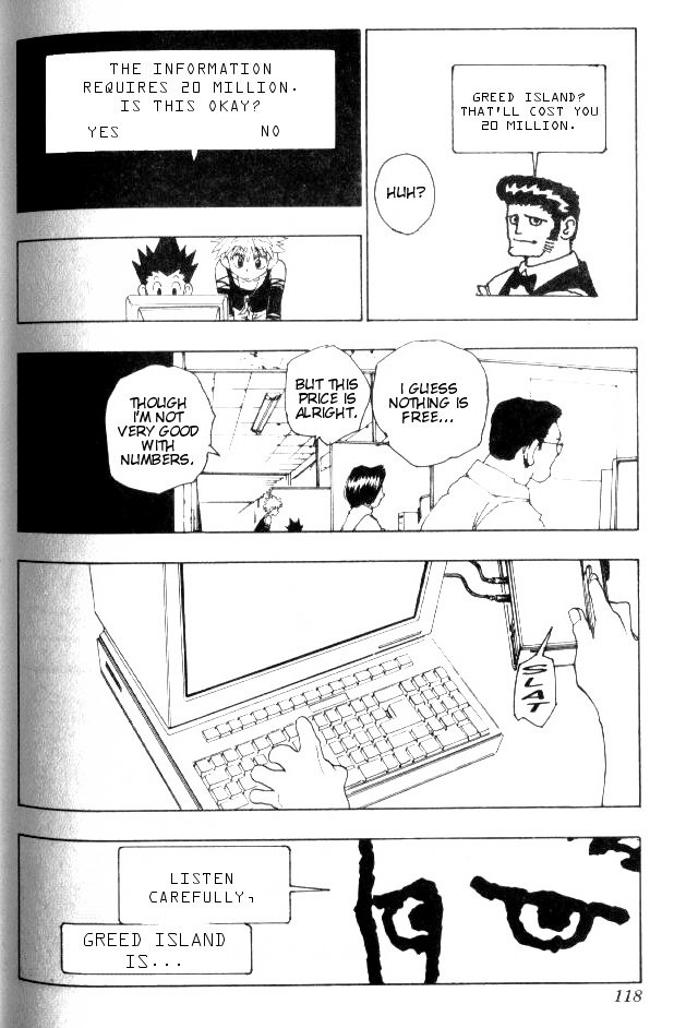 Hunter x Hunter Manga Chapter 70 page 4 - To Yorknew
