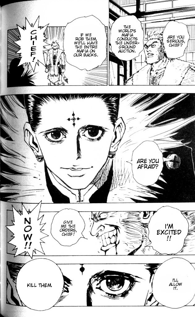 Hunter x Hunter Manga Chapter 71 page 20 - The Auction Begins!!