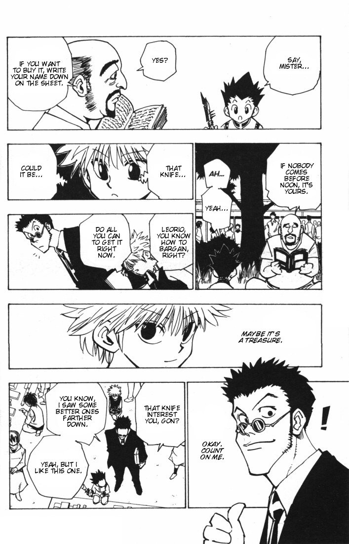 Hunter x Hunter Manga Chapter 85 page 14 - September 3rd: Part 1