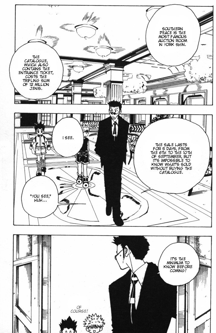 Hunter x Hunter Manga Chapter 85 page 3 - September 3rd: Part 1