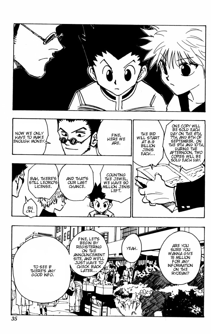Hunter x Hunter Manga Chapter 85 page 9 - September 3rd: Part 1