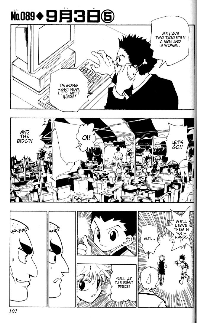 Hunter x Hunter Manga Chapter 89 page 1 - September 3rd: Part 5