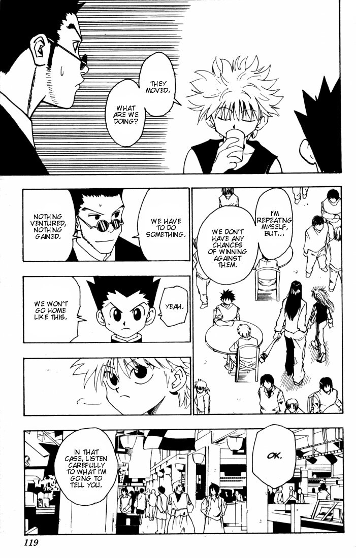 Hunter x Hunter Manga Chapter 89 page 19 - September 3rd: Part 5