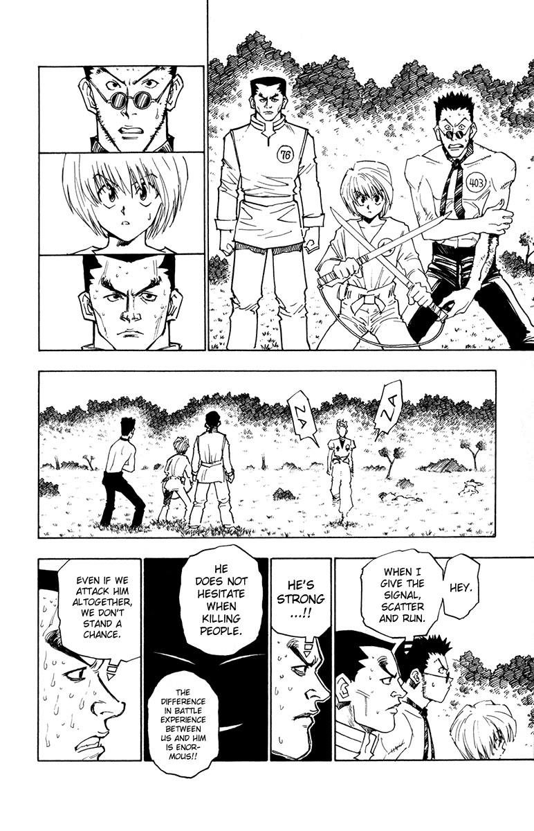 Hunter x Hunter Manga Chapter 9 page 11 - A Struggle in the Mist