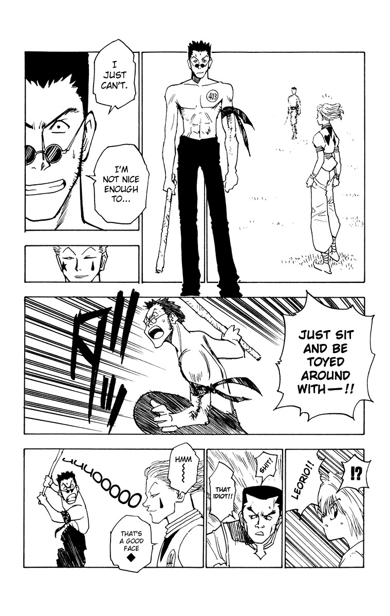 Hunter x Hunter Manga Chapter 9 page 13 - A Struggle in the Mist