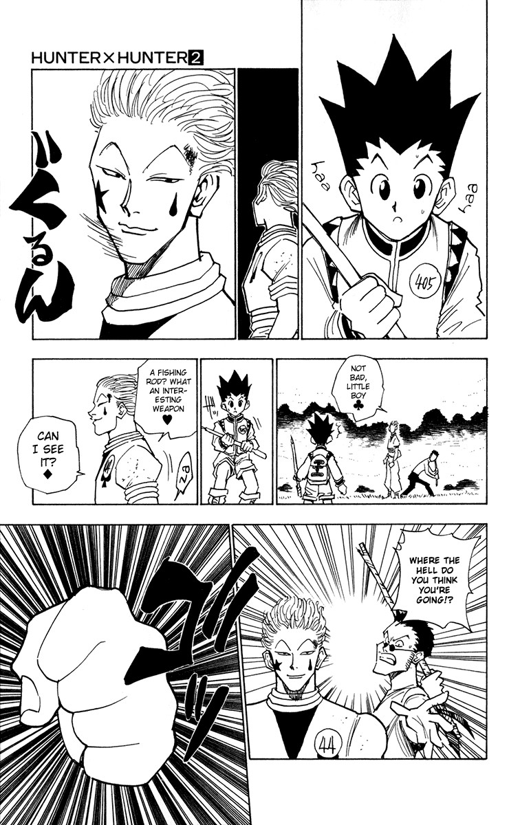 Hunter x Hunter Manga Chapter 9 page 16 - A Struggle in the Mist