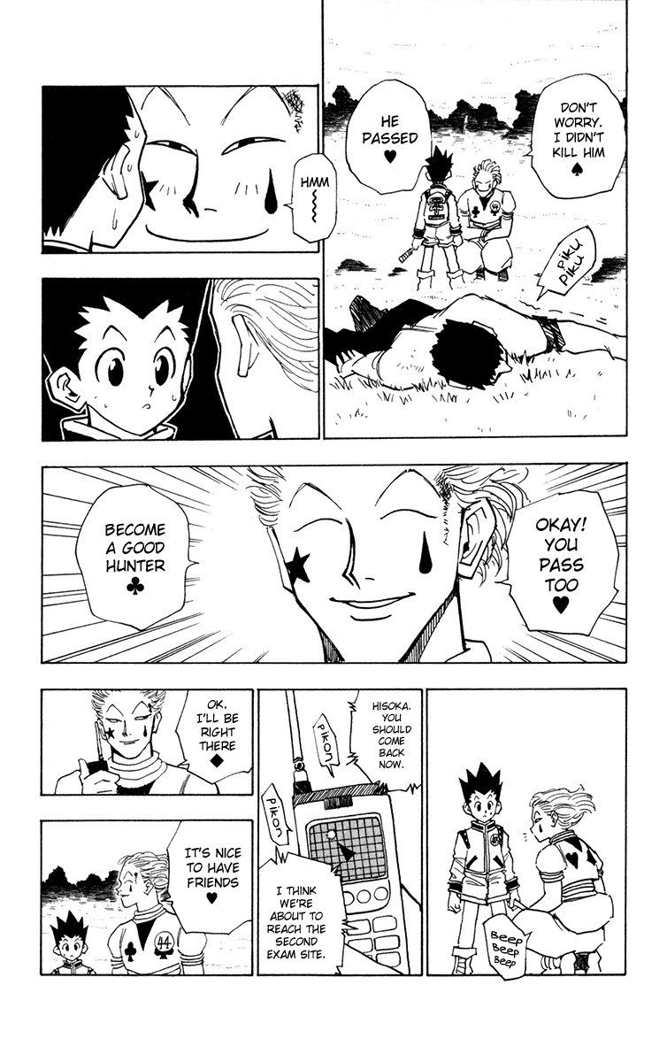 Hunter x Hunter Manga Chapter 9 page 19 - A Struggle in the Mist