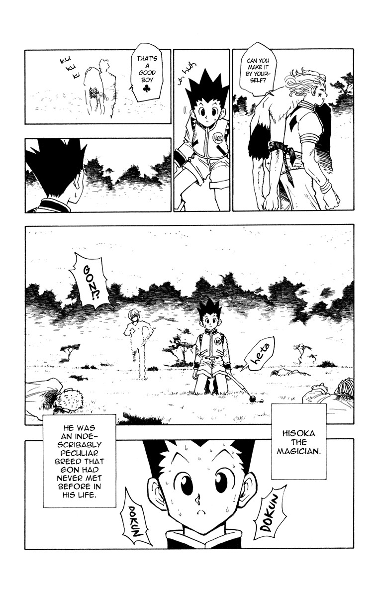 Hunter x Hunter Manga Chapter 9 page 20 - A Struggle in the Mist
