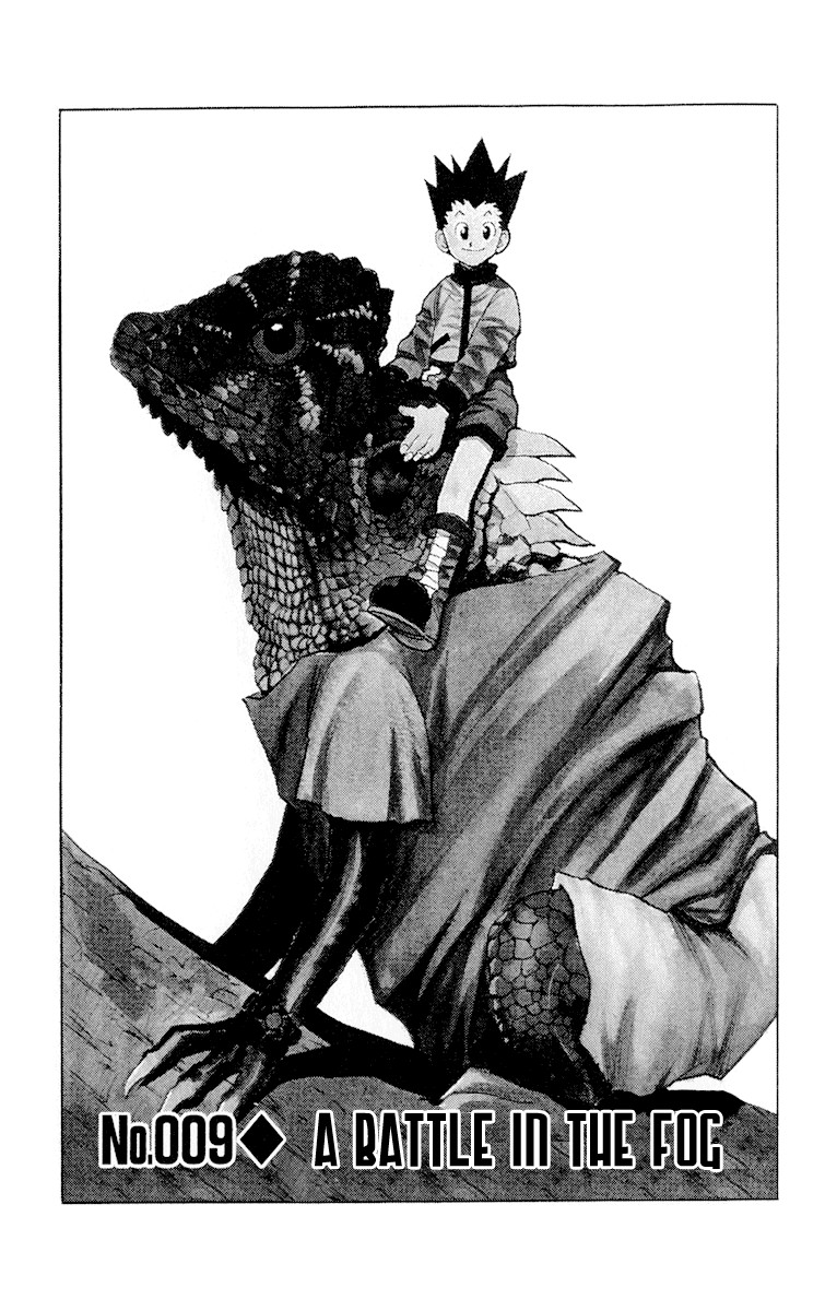 Hunter x Hunter Manga Chapter 9 page 3 - A Struggle in the Mist