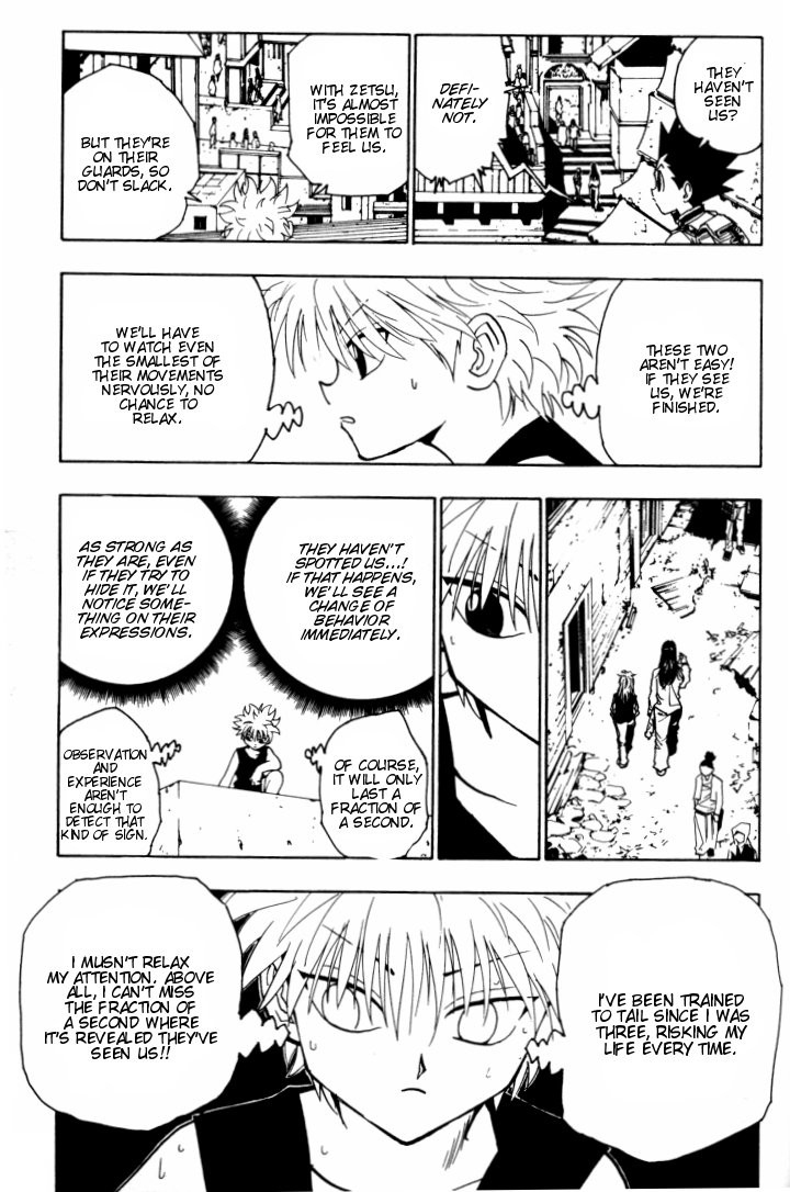 Hunter x Hunter Manga Chapter 90 page 5 - September 3rd: Part 6