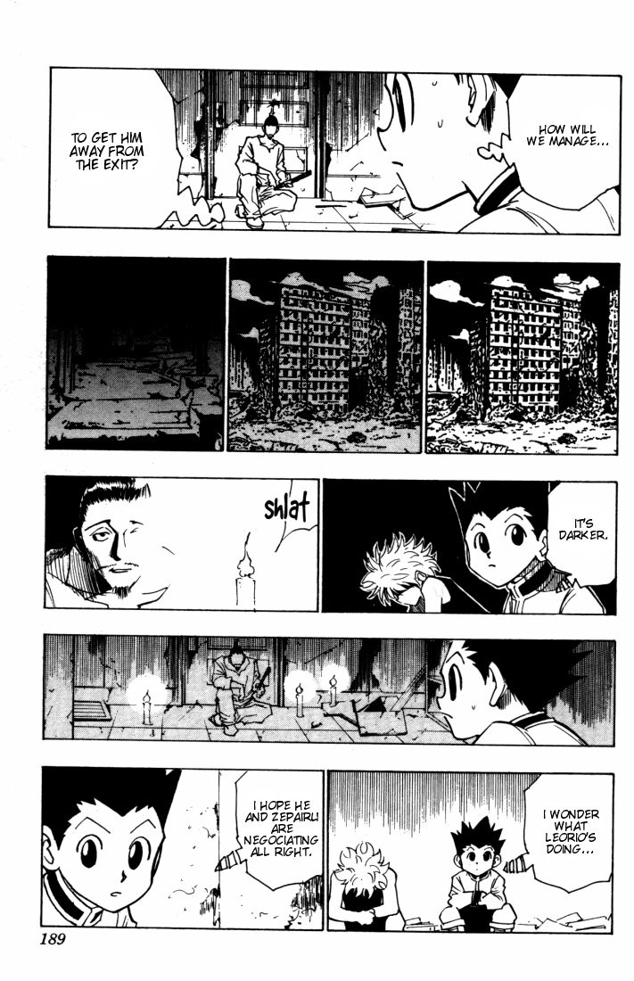 Hunter x Hunter Manga Chapter 93 page 9 - September 3rd: Part 9