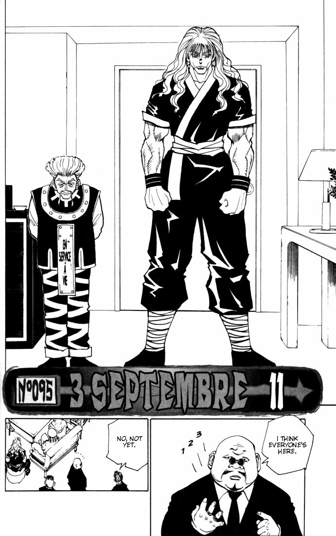 Hunter x Hunter Manga Chapter 95 page 2 - September 3rd: Part 11